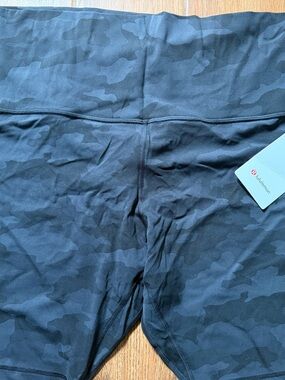 Lululemon align high rise shorts Dark Camo 10” inseam - women’s 20